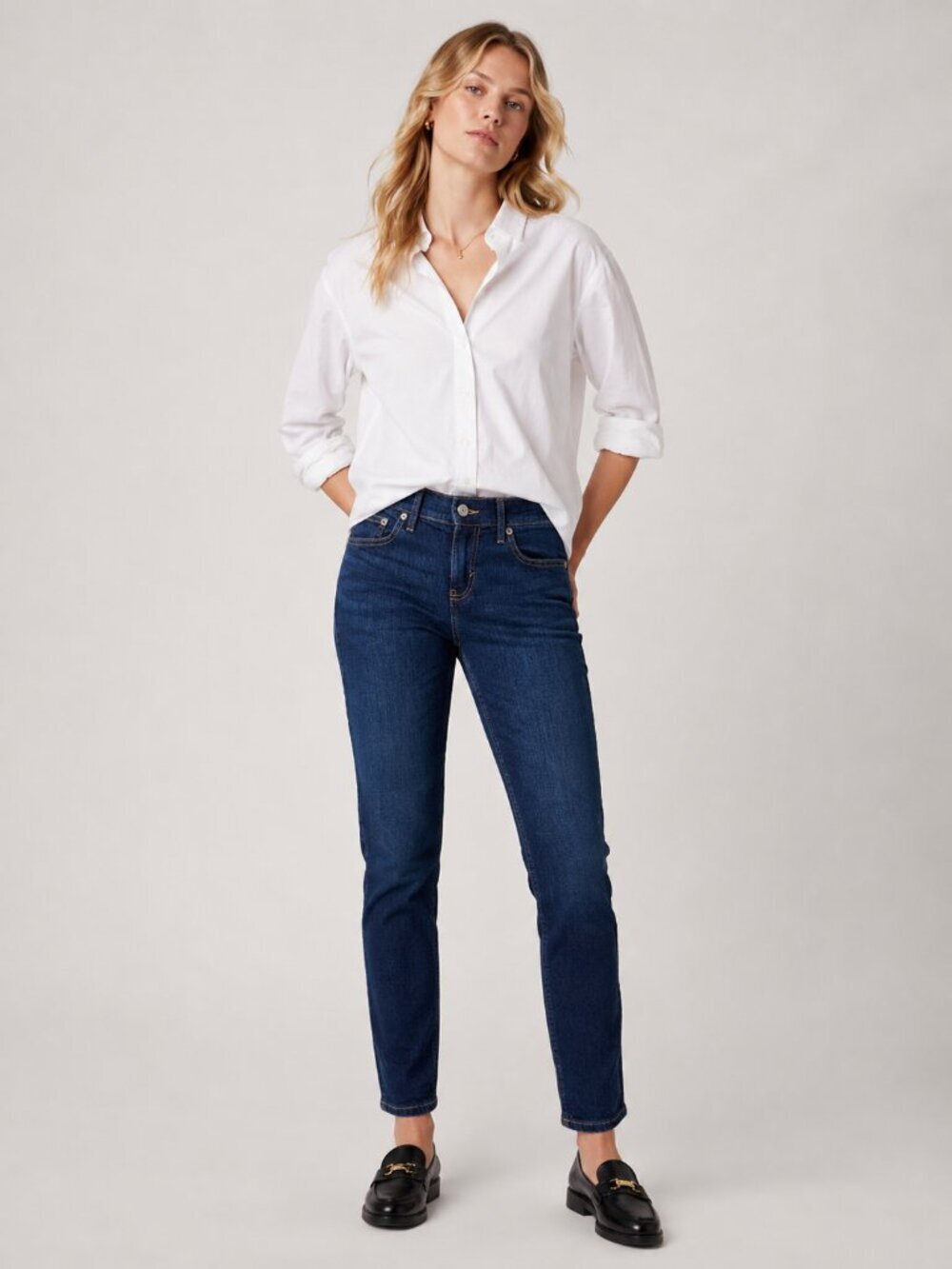 Banana Republic Girlfriend Jean Dark Authentic 25 #A2774